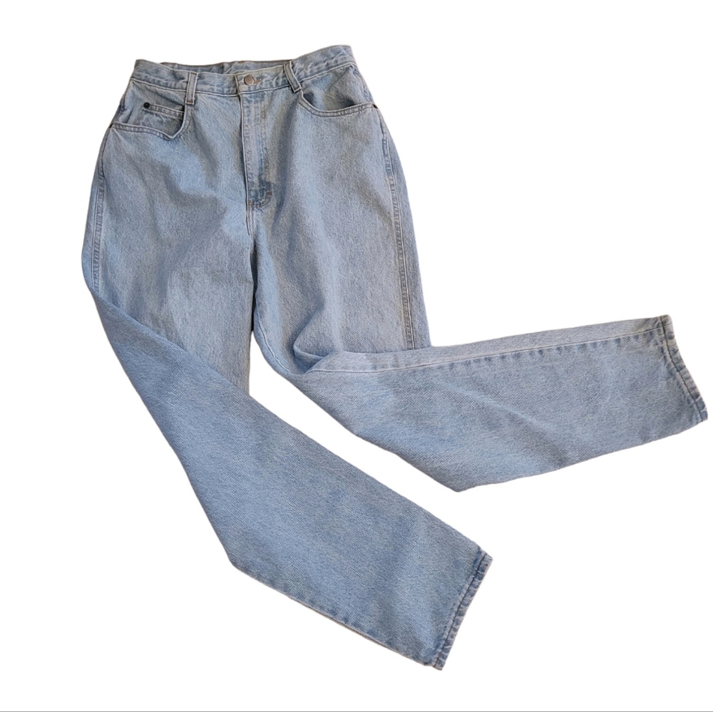 Vintage 1990s Gitano light blue denim straight leg jeans
